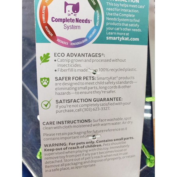 SmartyKat Bouncy Mouse Cat Toy Bungee Toy Frankenkitty Set‎ of 2 - Picture 4 of 10